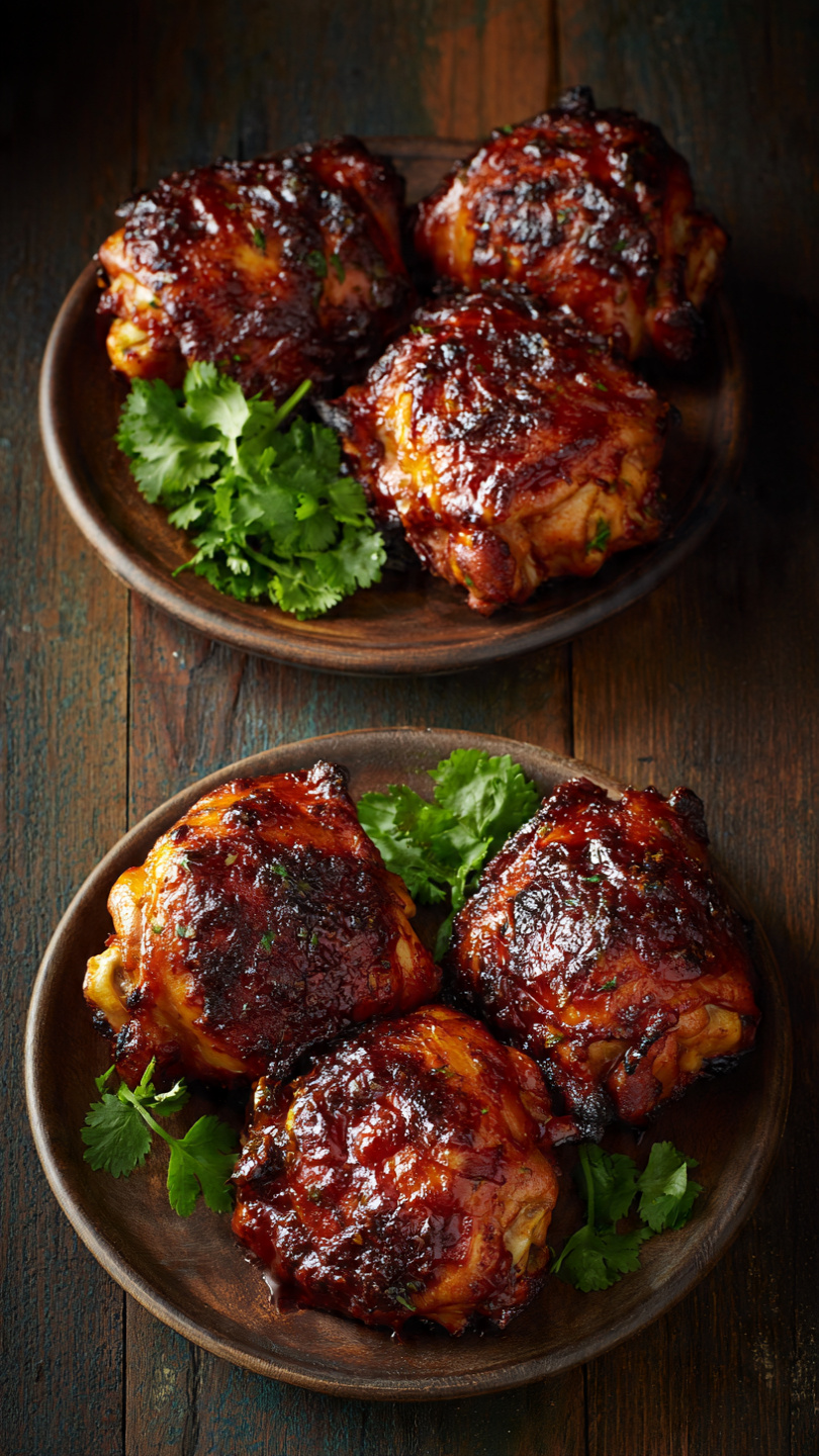 Crockpot BBQ Chicken Thighs